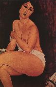 Amedeo Modigliani Seated Female Nude Sweden oil painting artist